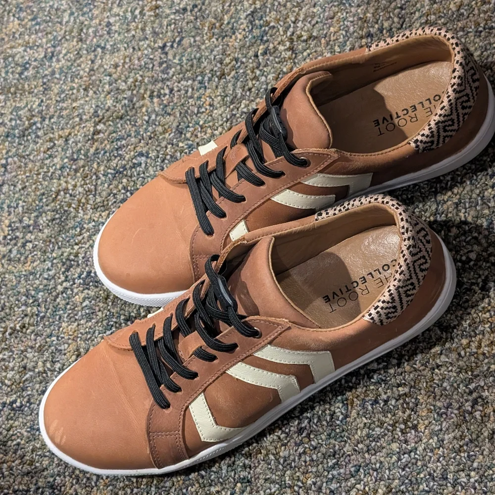 Ethical Handmade Custom Alex Sneakers - The Root Collective Size 11 - Picture 1 of 2